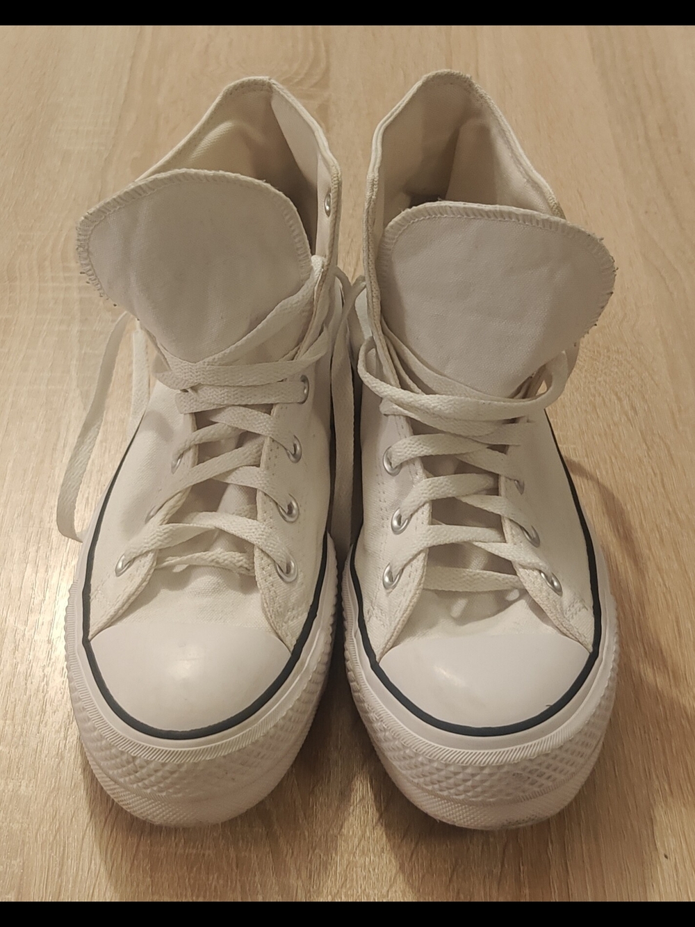 Converse Chuck Taylor All Star Lift Platform High Top White Size 10 - Picture 6 of 12